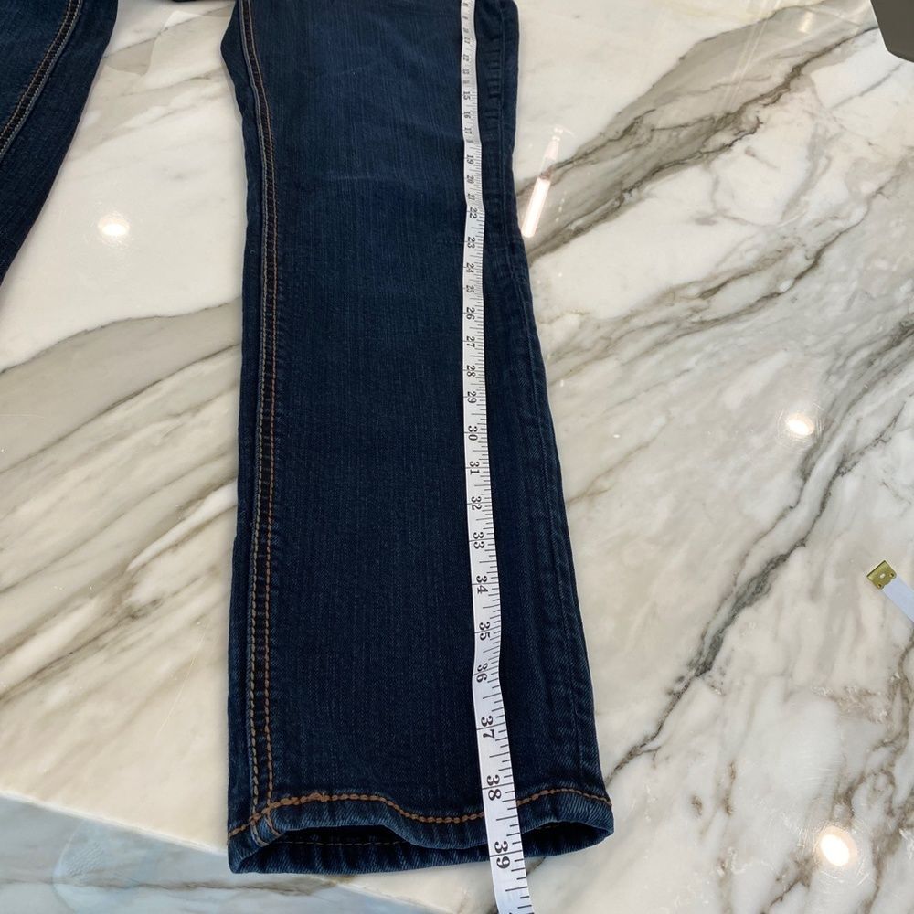 SEVEN 7 Women's Size 12 Denim Dark Blue Wash Bootcut Jeans Southwestern Style - Picture 3 of 12